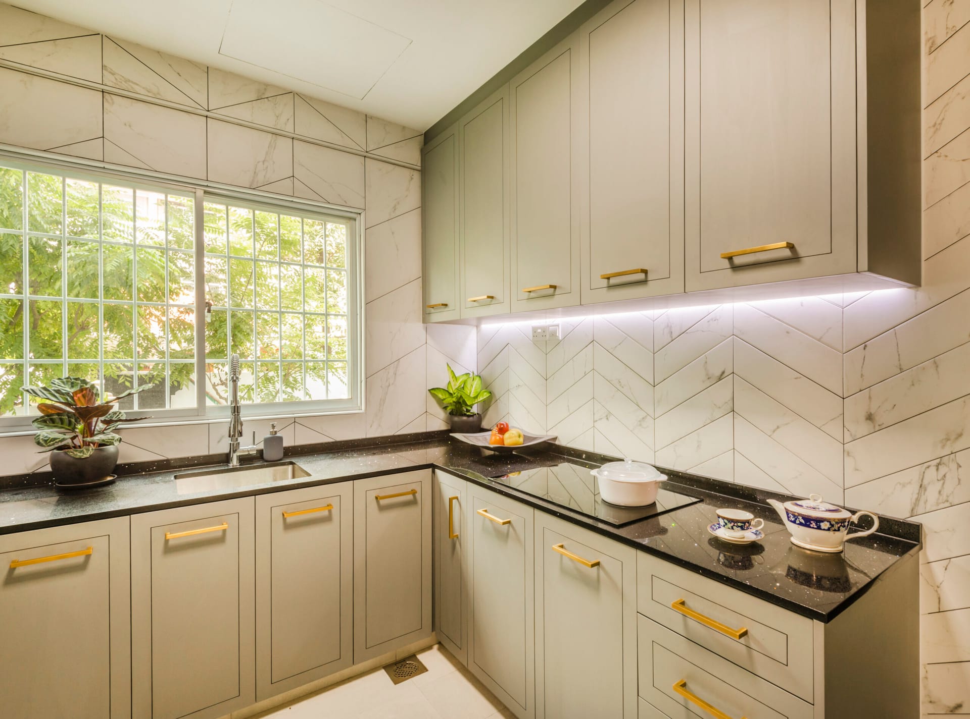 Minimalist living hall renovation at 280 Westwood Avenue Singapore landed estate